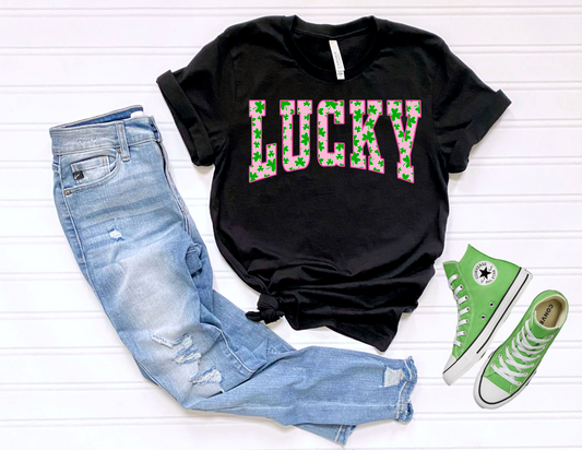 Lucky (Pink and Green)