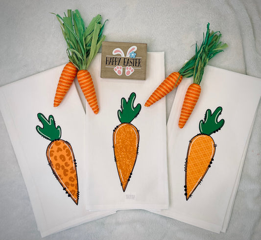 Carrot  - Dish Towel (3 variations)